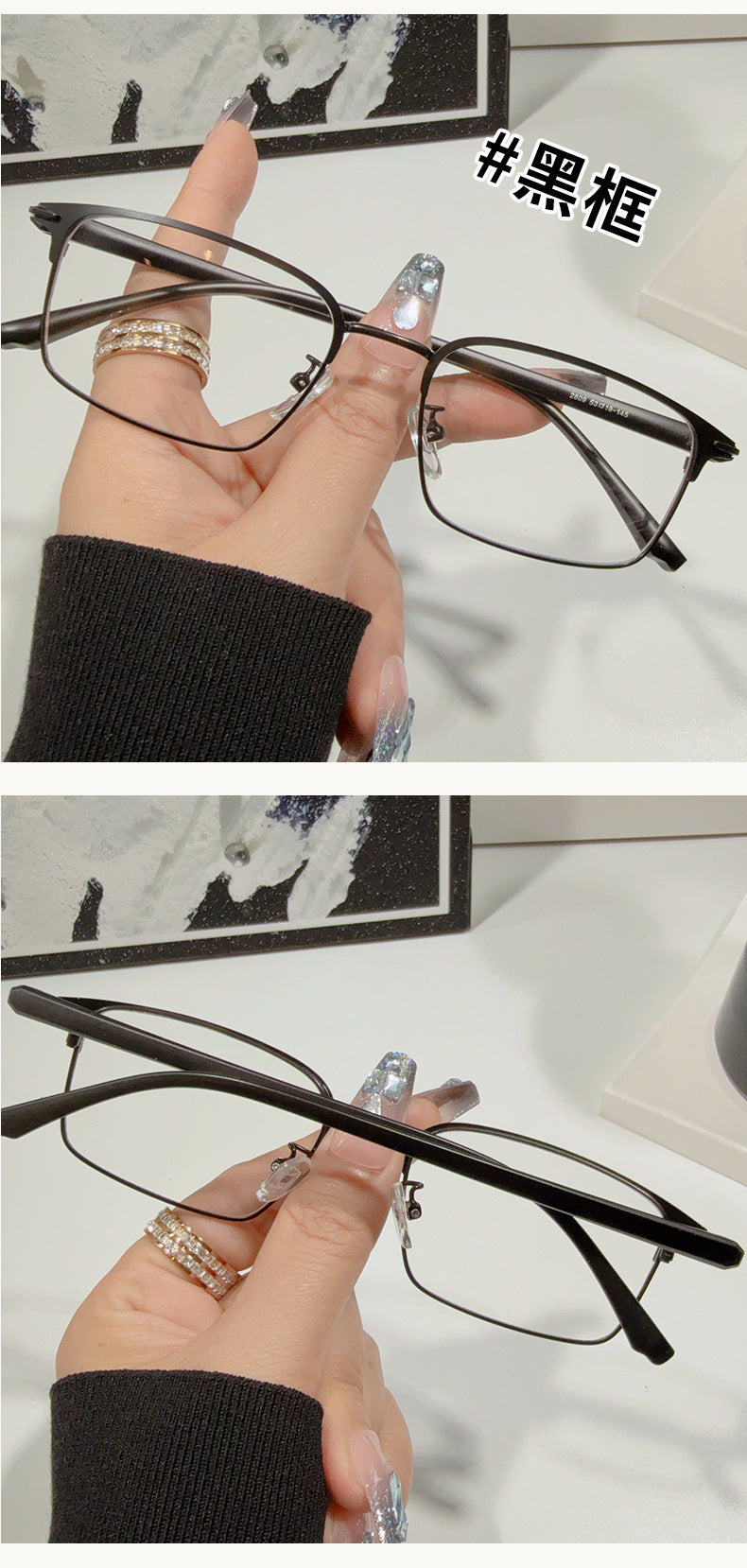 Cross-Border Trendy Photochromic Glasses Men’s