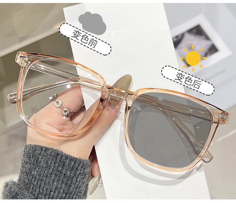 15936 Anti-Blue Light Photochromic Glasses, Anti-Uv,unisex