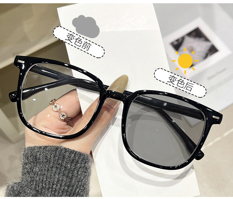 15936 Anti-Blue Light Photochromic Glasses, Anti-Uv,unisex