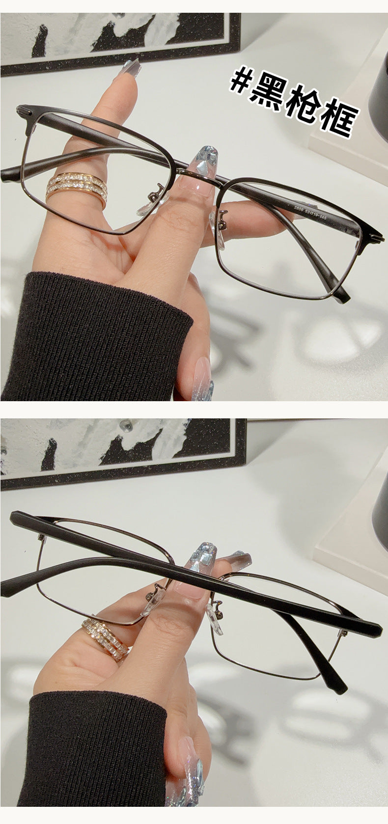 Cross-Border Trendy Photochromic Glasses Men’s