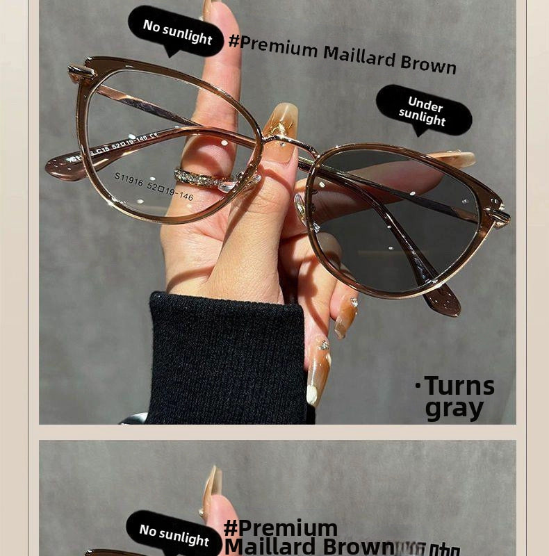 10.Light-Adaptive Photochromic Glasses brown